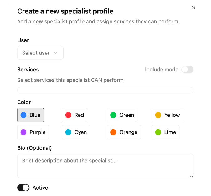 Dashboard preview